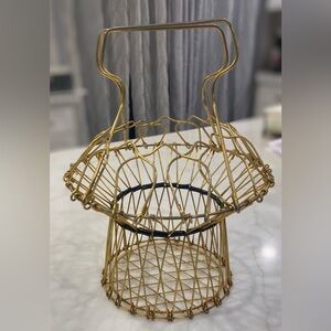 Vintage French Wire Egg Basket